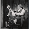 Jerry Schaefer and Robert Preston in the stage production Ben Franklin in Paris
