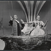 Robert Preston and Ulla Sallert in the stage production Ben Franklin in Paris