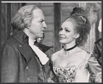 Robert Preston and Ulla Sallert in the stage production Ben Franklin in Paris