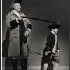 Robert Preston and Jerry Schaefer in the stage production Ben Franklin in Paris