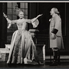 Ulla Sallert and Robert Preston in the stage production Ben Franklin in Paris