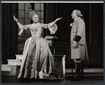 Ulla Sallert and Robert Preston in the stage production Ben Franklin in Paris