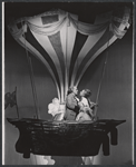 Robert Preston and Ulla Sallert in the stage production Ben Franklin in Paris