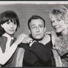 Madlyn Rhue (who dropped out during tryouts), Edward Woodward, and Marian Hailey in rehearsal for the stage production The Best Laid Plans