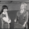Madlyn Rhue (who dropped out during tryouts) and Polly Rowles in rehearsal for the stage production The Best Laid Plans
