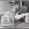Marian Hailey and Edward Woodward in the stage production The Best Laid Plans