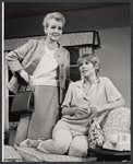 Polly Rowles and Marian Hailey in the stage production The Best Laid Plans