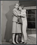 Polly Rowles and Marian Hailey in the stage production The Best Laid Plans