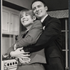 Marian Hailey and Edward Woodward in the stage production The Best Laid Plans