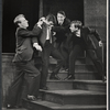 Paxton Whitehead, Patrick Carter, Patrick Horgan and William Christopher in the 1963 tour of the stage production Beyond the Fringe