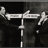 Patrick Horgan and Patrick Carter in the 1963 tour of the stage production Beyond the Fringe
