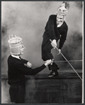 Patrick Carter and Patrick Horgan in the 1963 tour of the stage production Beyond the Fringe