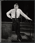 Paxton Whitehead in the 1963 tour of the stage production Beyond the Fringe