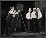 William Christopher, Patrick Carter, Patrick Horgan and Paxton Whitehead in the 1963 tour of the stage production Beyond the Fringe
