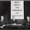 Patrick Horgan, William Christopher and Paxton Whitehead in the 1963 tour of the stage production Beyond the Fringe