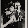 Merwin Goldsmith and unidentified in the stage production Wanted