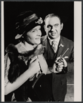 Merwin Goldsmith and unidentified in the stage production Wanted