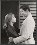 Julie Harris and Farley Granger in the stage production The Warm Peninsula