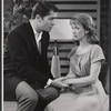 Farley Granger and Julie Harris in the stage production The Warm Peninsula