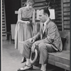 Julie Harris and Laurence Haddon in the stage production The Warm Peninsula