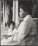 Ruby Dee and Hilda Haynes in the stage production Wedding Band