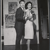 Barry Primus and Linda Lavin in the stage production Wet Paint
