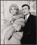Gene Allen [right] and unidentified in the stage production Wet Paint