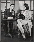 Gene Allen and Linda Lavin in the stage production Wet Paint