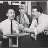 Isobel Robins, Hank Garrett and unidentified [left] in the stage production Wet Paint