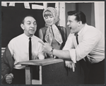 Isobel Robins, Hank Garrett and unidentified [left] in the stage production Wet Paint