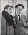 Bill McCutcheon and unidentified [left] in the stage production Wet Paint