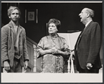 Russell Horton, Philippa Bevans and Paul Ford in the stage production What Did We Do Wrong?