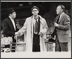 Abe Vigoda, Dennis O'Keefe and unidentified [left] in the stage production What Do You Really Know about your Husband?