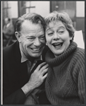 Dennis O'Keefe and Kate Reid in the stage production What Do You Really Know about your Husband?