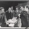 Anthony Holland, Andrew Duncan, Paul Benedict, Paul Dooley, Peter Bonerz and J.J. Barry in the stage production The White House Murder Case