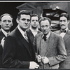 Andrew Duncan, Peter Bonerz, Paul Dooley, Anthony Holland and Paul Benedict in the stage production The White House Murder Case
