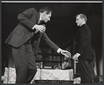 Arthur Hill and George Grizzard in the stage production Who's Afraid of Virginia Woolf?