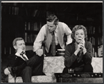 George Grizzard, Arthur Hill and Uta Hagen in the stage production Who's Afraid of Virginia Woolf?