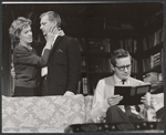 Uta Hagen, George Grizzard, and Arthur Hill in the stage production Who's Afraid of Virginia Woolf?