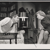 Arthur Hill and Uta Hagen in the stage production Who's Afraid of Virginia Woolf?