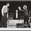 Arthur Hill, George Grizzard, and Uta Hagen in the stage production Who's afraid of Virginia Woolf?