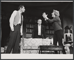 Arthur Hill, George Grizzard, and Uta Hagen in the stage production Who's afraid of Virginia Woolf?