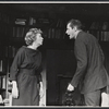 Uta Hagen and Arthur Hill in the stage production Who's Afraid of Virginia Woolf?