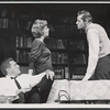 George Grizzard, Uta Hagen and Arthur Hill in the stage production Who's Afraid of Virginia Woolf?