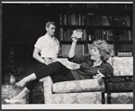George Grizzard and Uta Hagen in the stage production Who's afraid of Virginia Woolf?