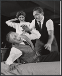 James Whitmore [right] and unidentified others in the stage production Winesburg, Ohio