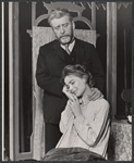 Leon Ames and Dorothy McGuire in the stage production Winesburg, Ohio