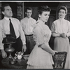 James Whitmore, Ben Piazza, Sandra Church and Dorothy McGuire in the stage production Winesburg, Ohio