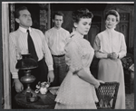 James Whitmore, Ben Piazza, Sandra Church and Dorothy McGuire in the stage production Winesburg, Ohio