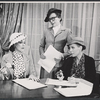 Kim Hunter, Patricia Wheel and unidentified in the 1973 stage production The Women
